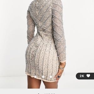 Bejeweled long sleeve, dress size medium